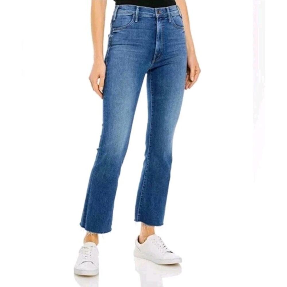 Mother Jeans Women The Hustler Ankle Fray Wash Satisfaction Guaranteed Size 26